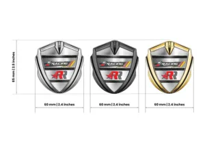 Metal Domed Emblem High-End Feel Drift Style